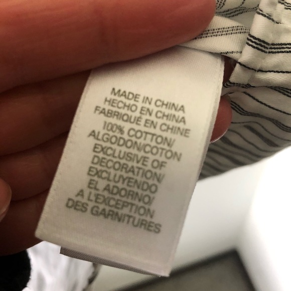 Liz Claiborne Stripe Button Down shirt blouse A - Picture 3 of 3